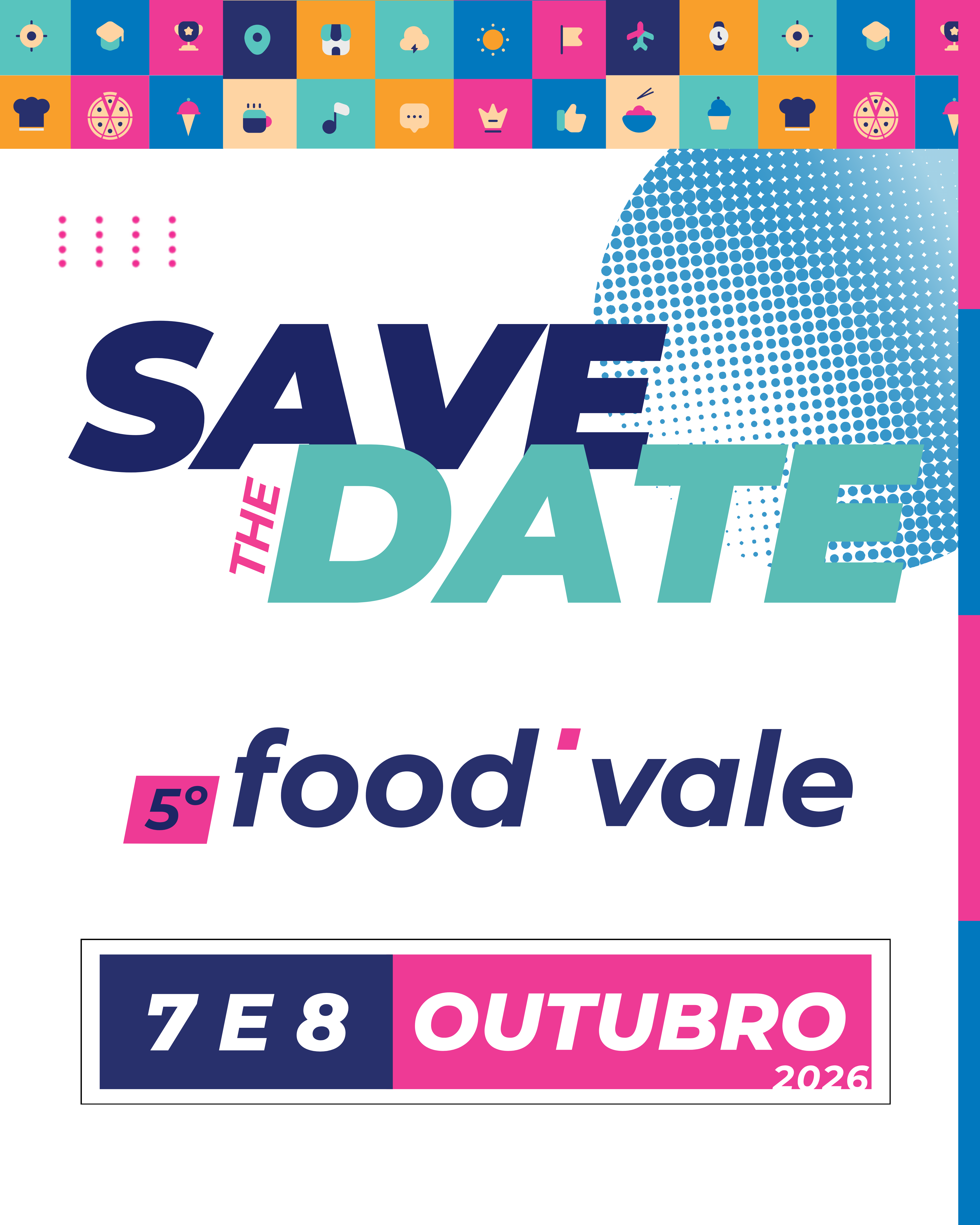 Food Vale — Save the Date — 7 e 8 de outubro de 2026